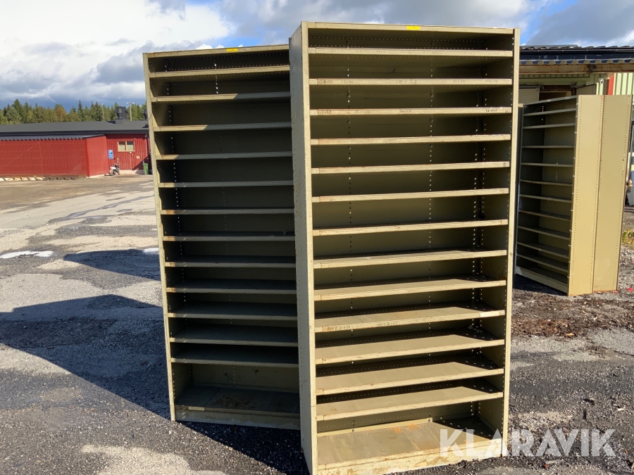 Lagerhyllor   5 sektioner