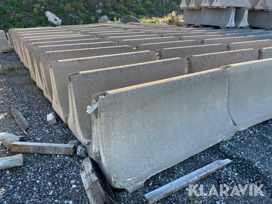 Betongbarriärer 20 st