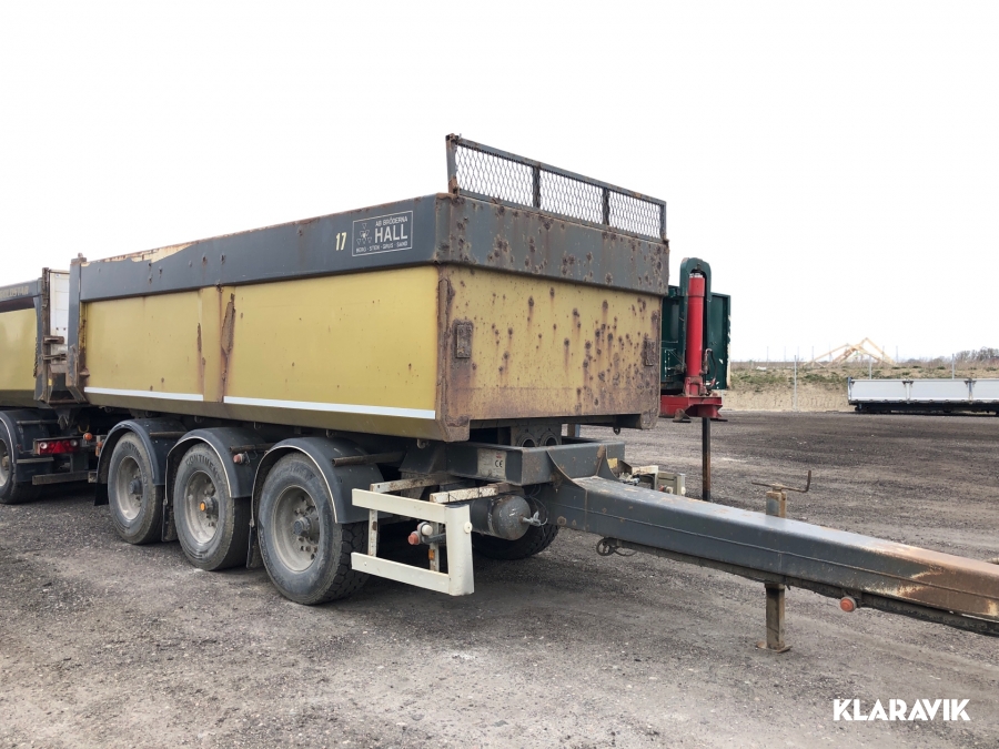 Släp Briab RB3TBC-24-56 Tippkärra Tridem 