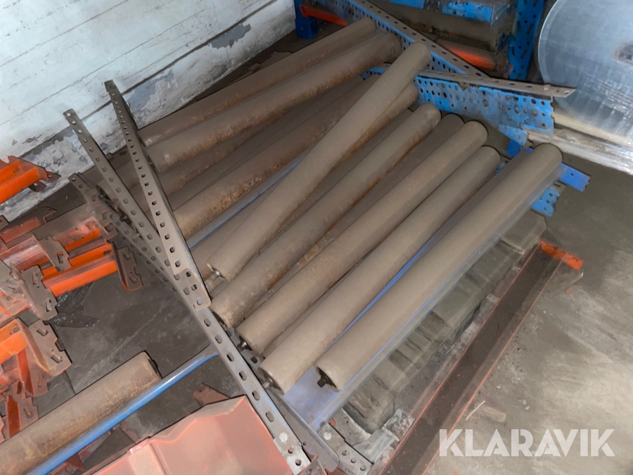 Pallställ med rullbanor, Karlstad, Klaravik auktioner