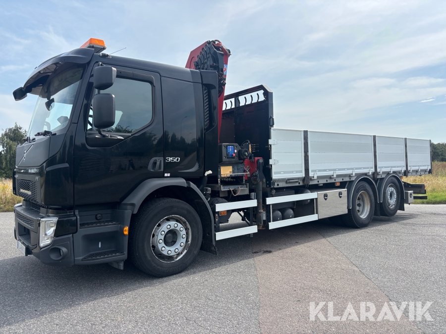 Kranbil Volvo FE350 brädgårdsbil