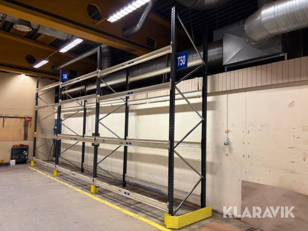 Pallställ 3 sektioner