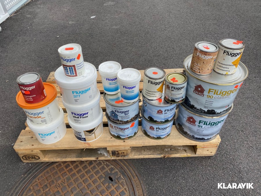 Parti med färg Flügger 