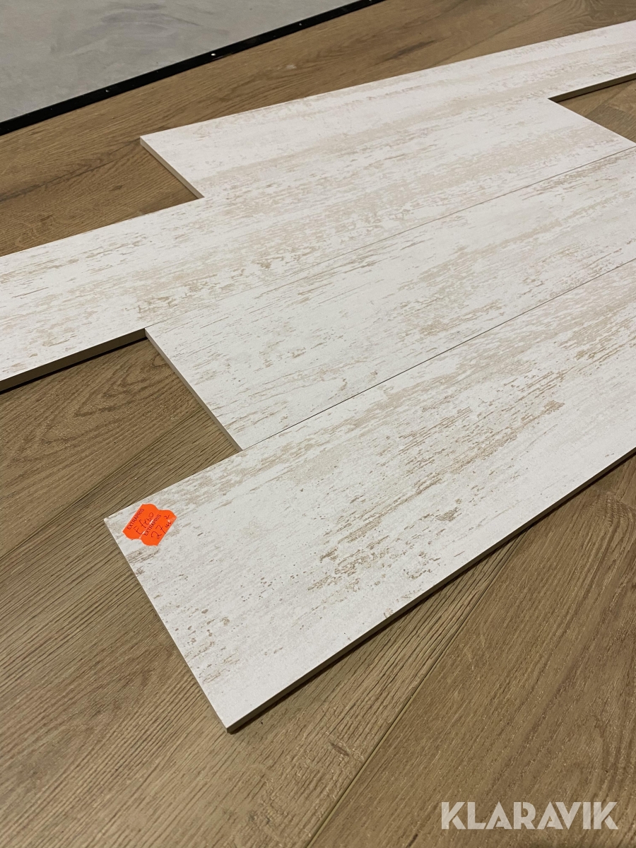 Efeso vitlaserad träklinker 27 m2