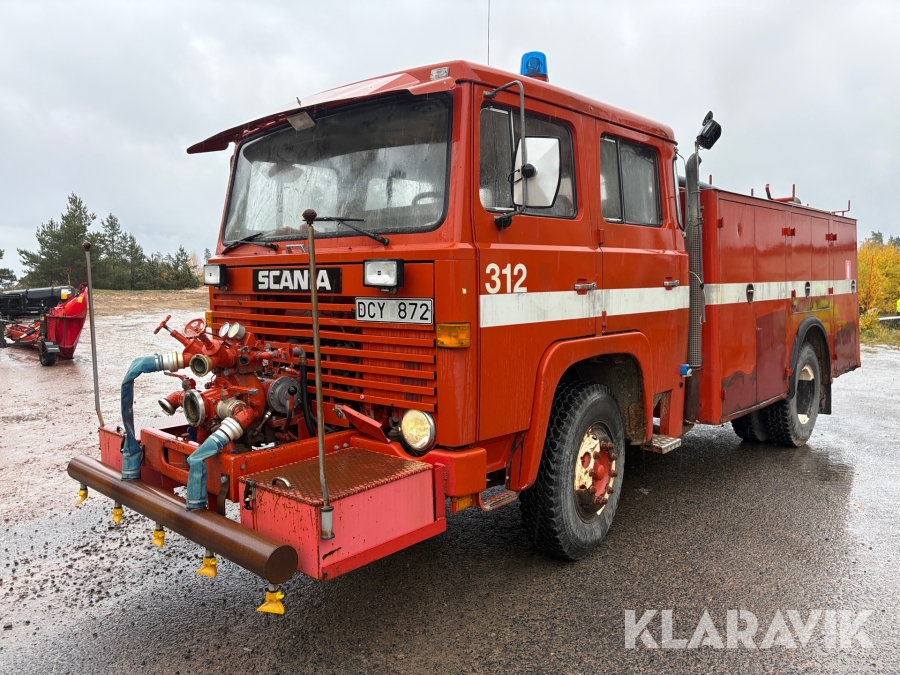 Brandbil Scania 81