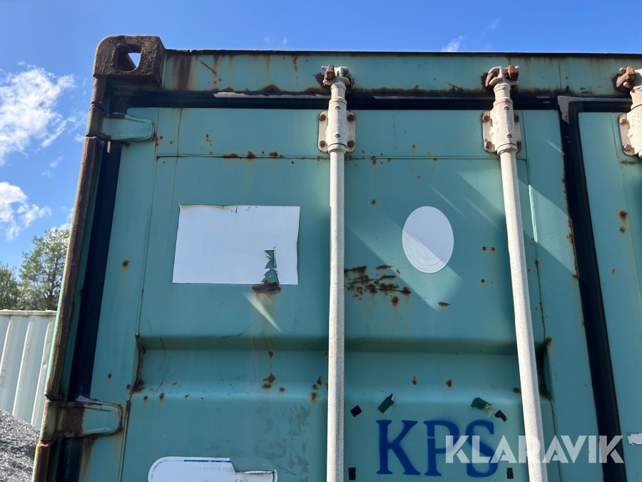 Container 40 fot grön