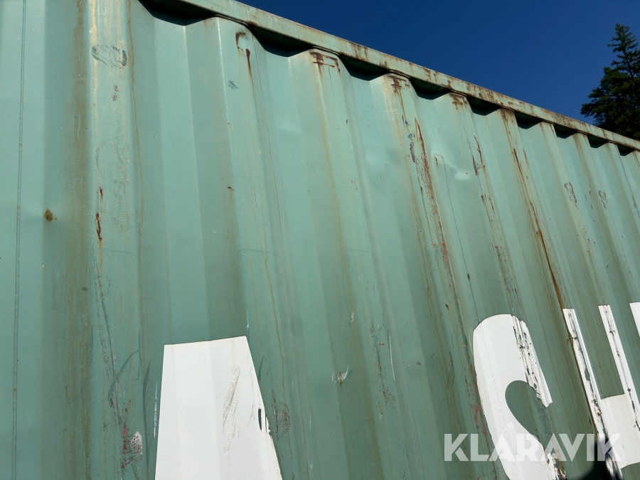 Container 40 fot grön