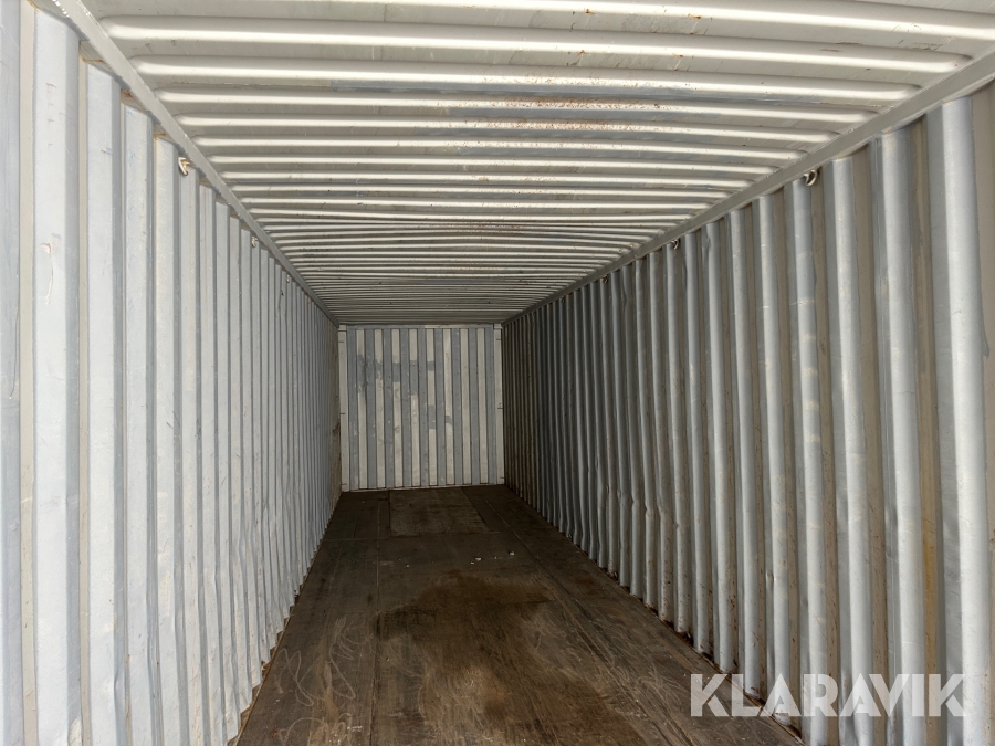 Container 40 fot grön