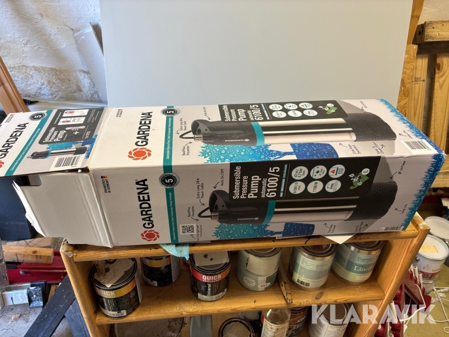 Tryckspruta Gardena 6100/5