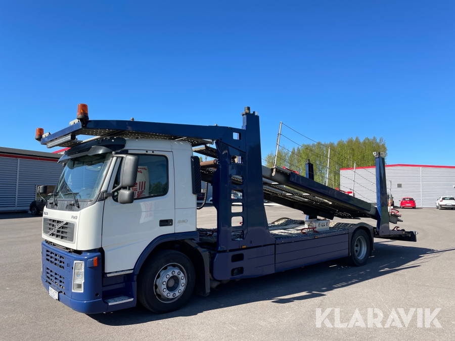 Biltransport Volvo FM9 påbyggnad Kässbohrer