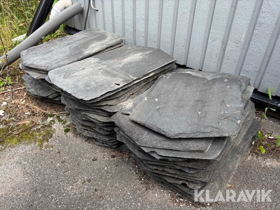 Skifferplattor sten