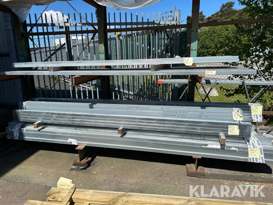 Parti med stålregel