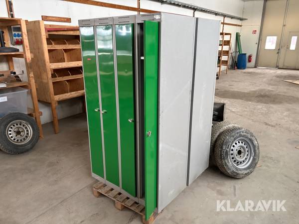 Klädskåp/ombytningsskåp 2st