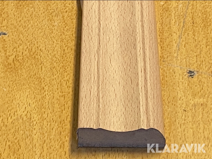 Ljusramplist folierad MDF 16x60x2400mm Bok 53st