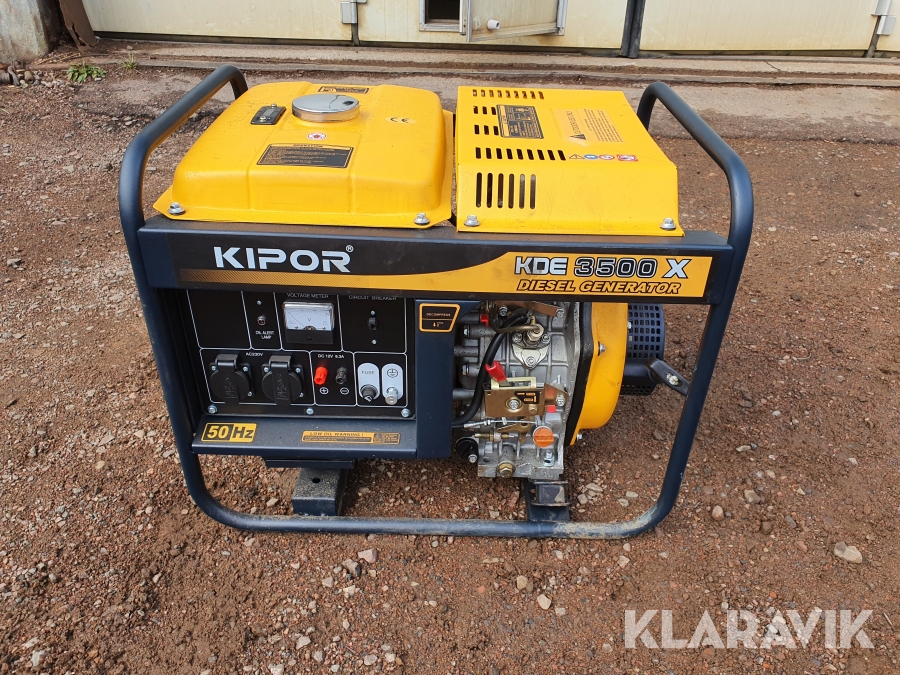 Dieselgenerator / Elverk KIPOR KDE 3500 X