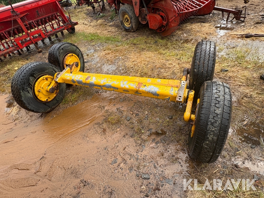 Fjädrande axlar 2 ton