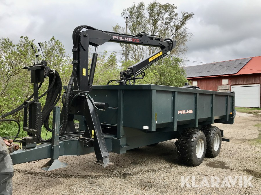 Dumperkärra Palms 8610 med kran