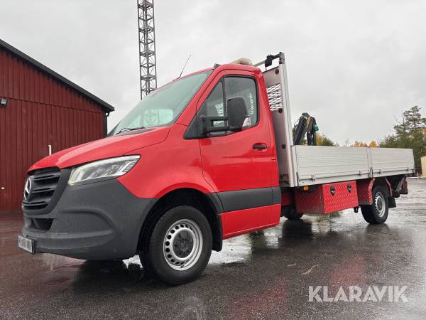 Pickup / lastbil Mercedes-Benz Sprinter med kran