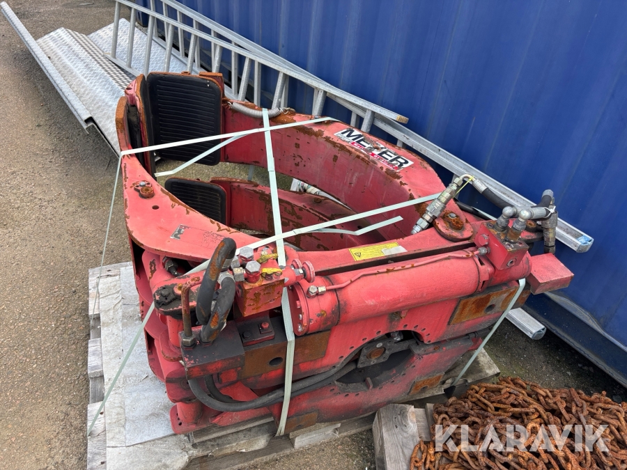 Klämaggregat för pappersrullar Meyer