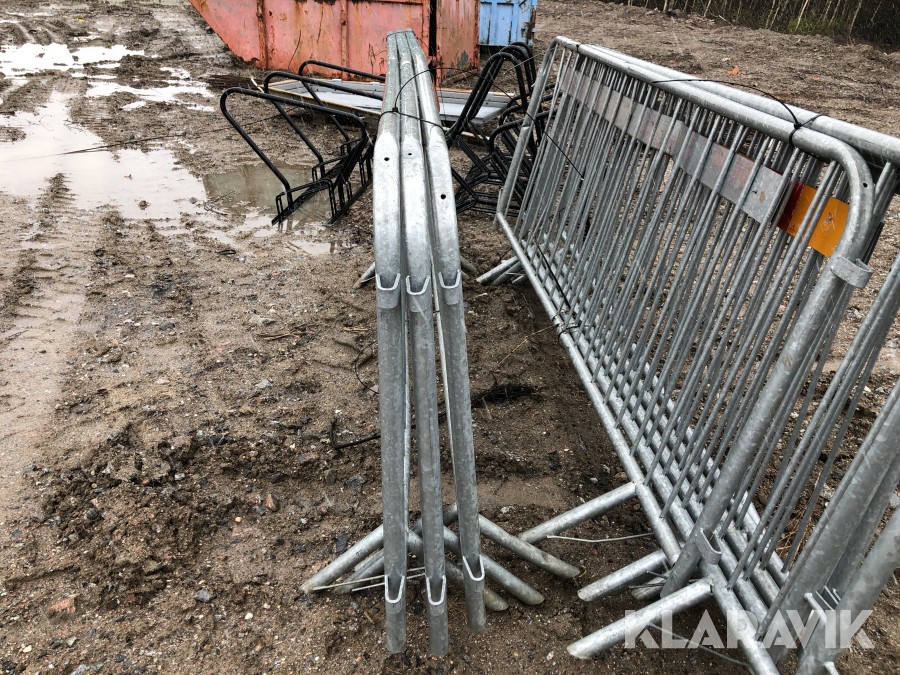 Kravallstängsel 8st