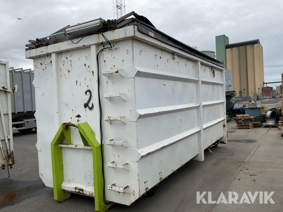 Lastväxlarflak 38 m3 med automatkapell