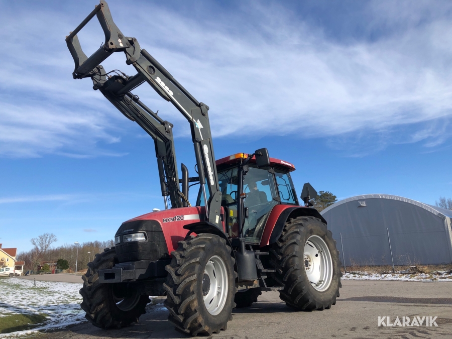 Traktor Case IH MXM120 med frontlastare
