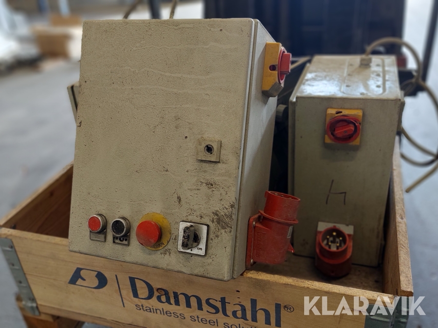 Styrskåp  3st med frekvensomvandlare