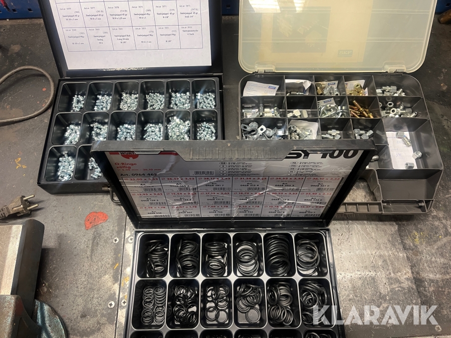 Nipplar till centralsmörjning, o-ringsortiment & smörjnipplar