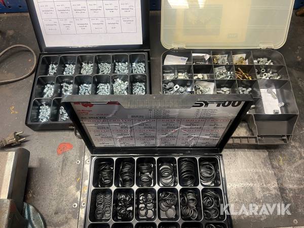 Nipplar till centralsmörjning, o-ringsortiment & smörjnipplar