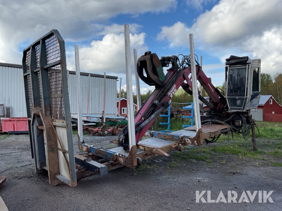 Timmerkran VKran V15 Prototyp med rede