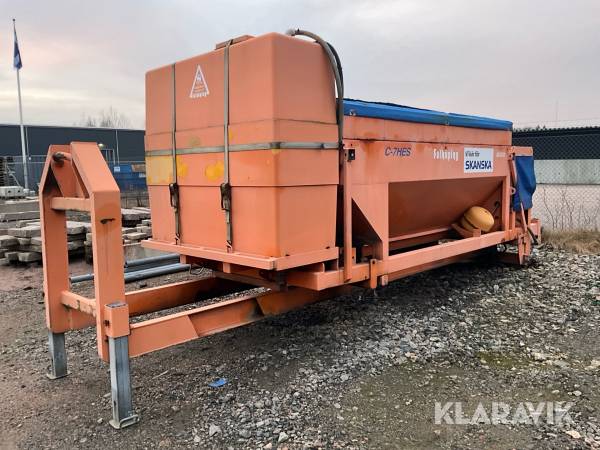 Hetvattenspridare Friggeåkers Verkstäder C-7 HES för salt- och sandspridning