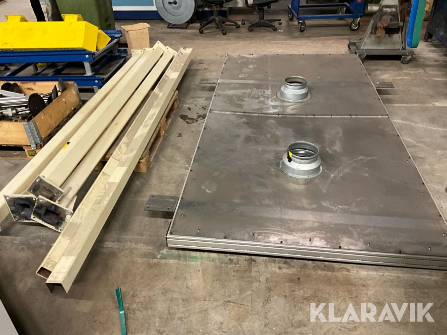 Utsugskåpa för svetsning