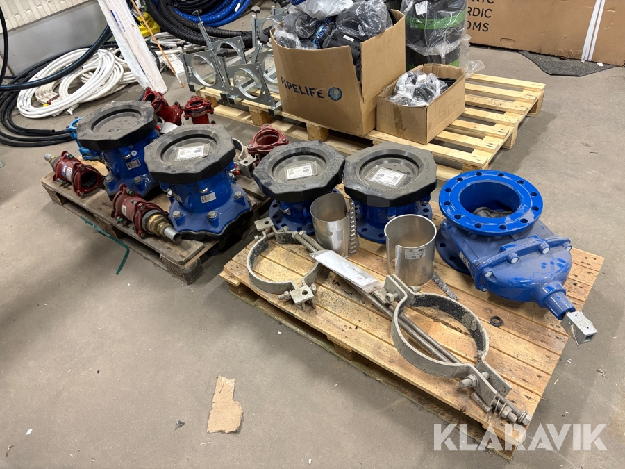 Dragkopplingar olika storlekar