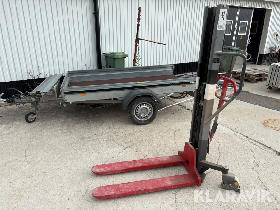 Höglyftande handtruck 1000kg 1,6m