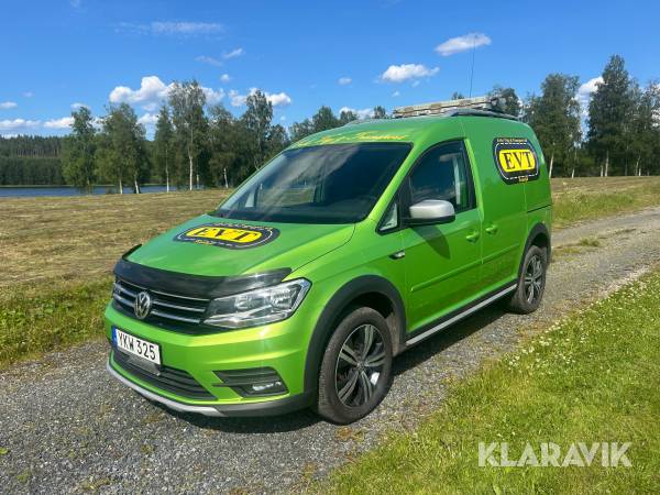 Vägtransportsledarbil Volkswagen Caddy Alltrack TDI 4Motion