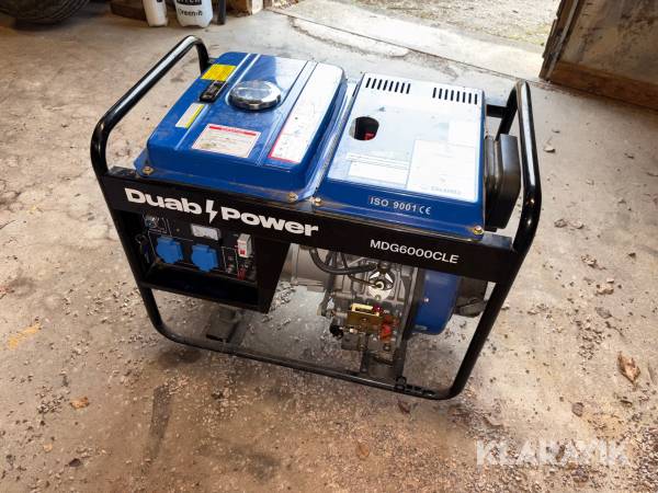 Generator Duab Power MDG6000CLE