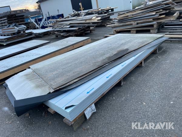 Vit plåt 34 st