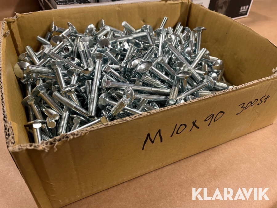 Vagnsbult M10x90 300st