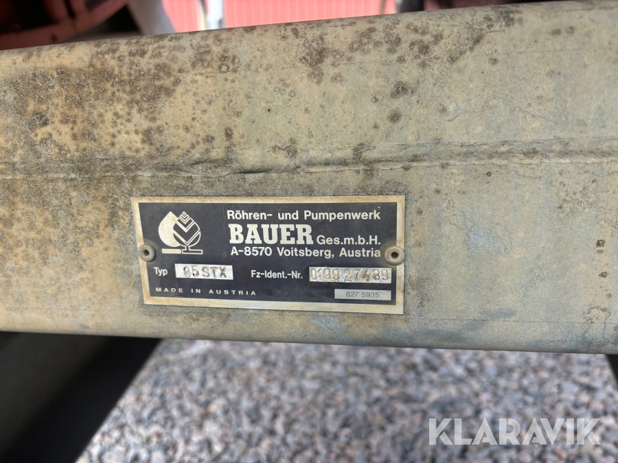 Bevattningsmaskin Bauer 75 / 400, Halmstad, Klaravik auktion