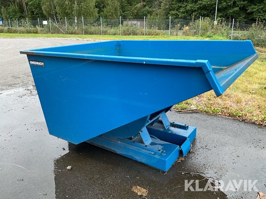 Tippcontainer till truck Intra Materialhantering