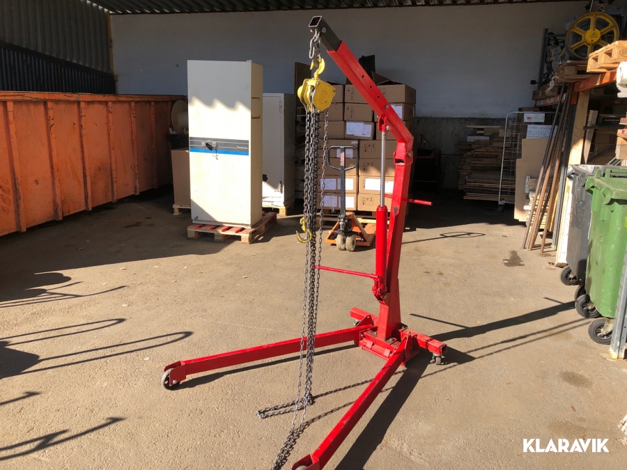 Motorlyft 1ton Med lyftblock