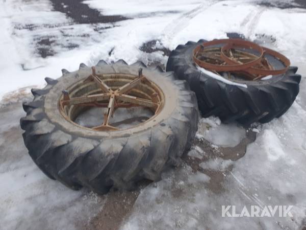 Dubbelmontage till traktor Michelin 18.4-38 BIB AGRIP