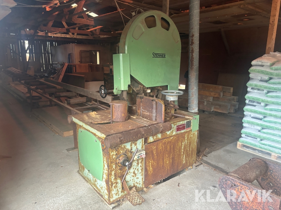 Bandsåg / Klyvsåg med spånsug Stenner VHM 36