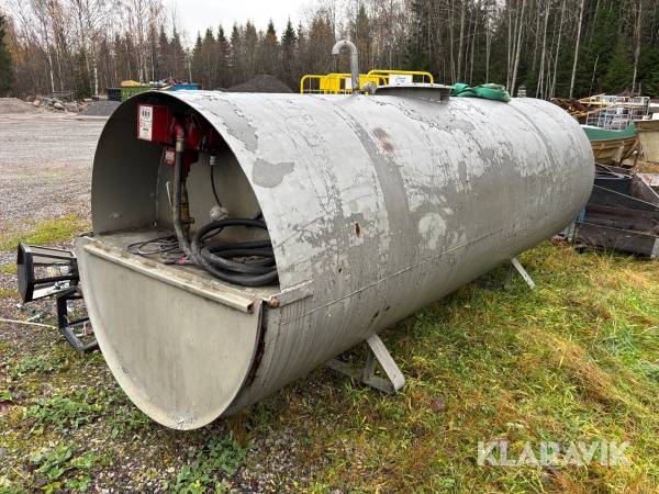Dieseltank ABG 5m3 med pump 