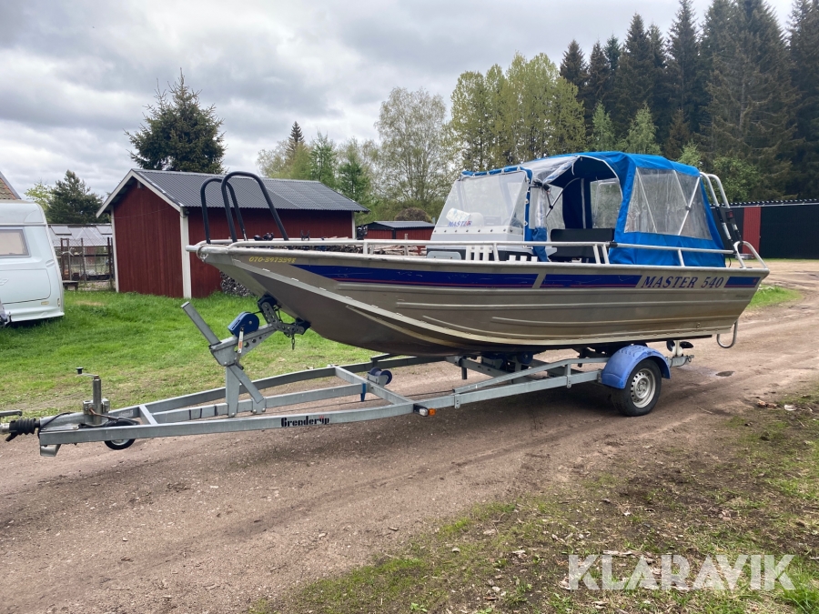 Aluminumbåt Master 540 Johnson 70hk