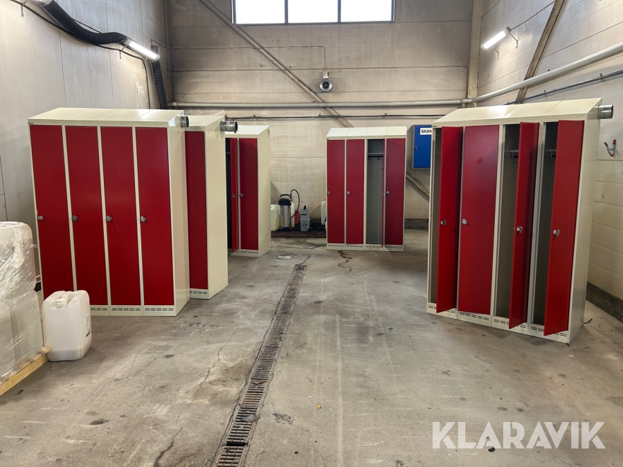 Omklädningsskåp Sonesson 8 sektioner