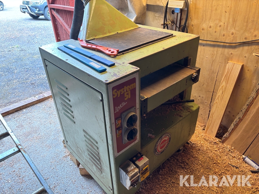 Hyvel med spånsug Invicta System 51