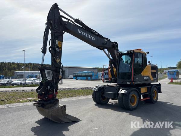 Grävmaskin Volvo EW160E Rototilt