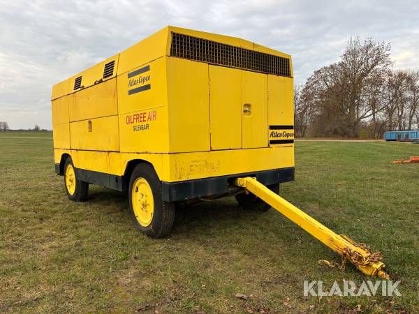 Skruvkompressor Atlas Copco dieseldriven