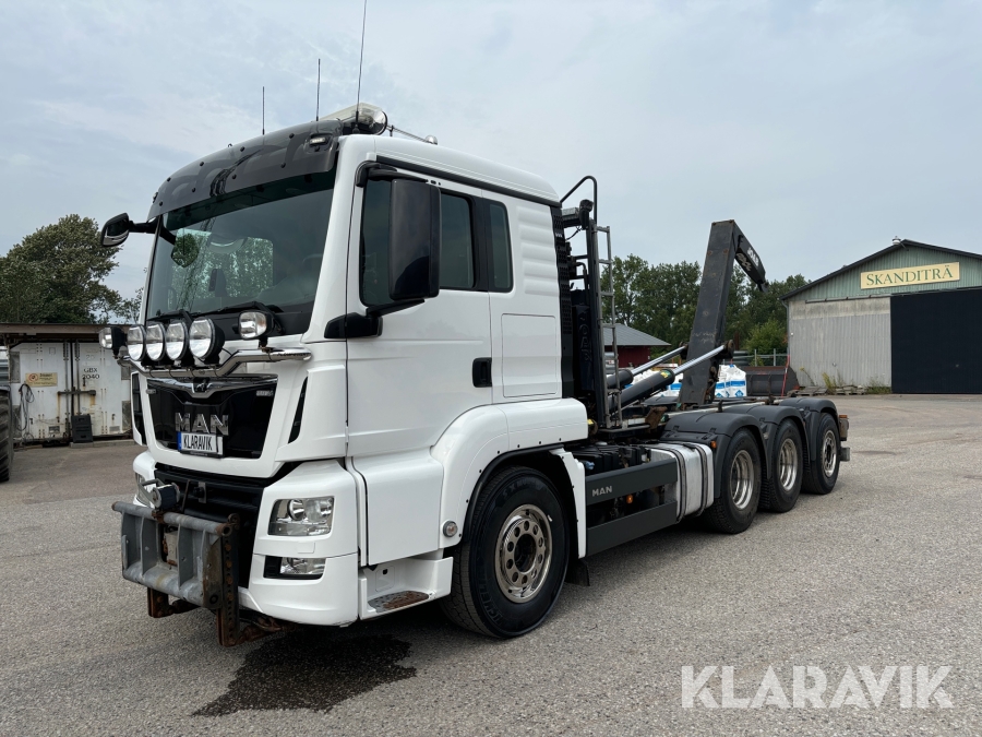 Lastväxlare MAN TGS 35.500 8x4 med plogfäste